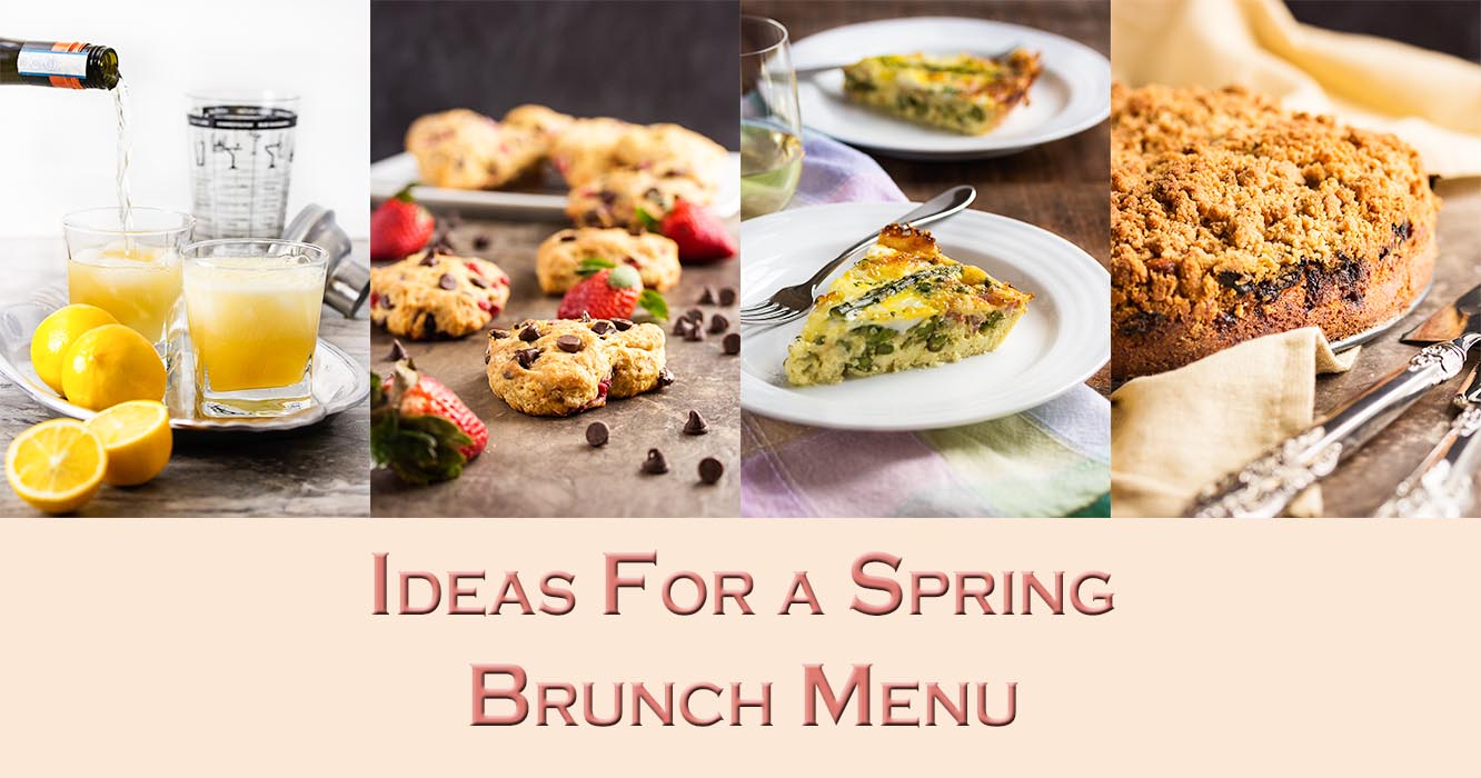ideas for a spring brunch menu - just a little bit of bacon