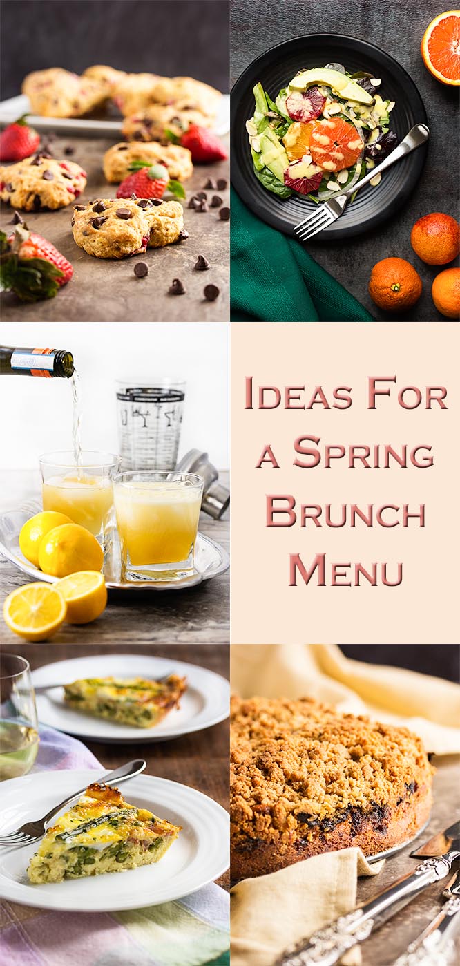 ideas for a spring brunch menu - just a little bit of bacon