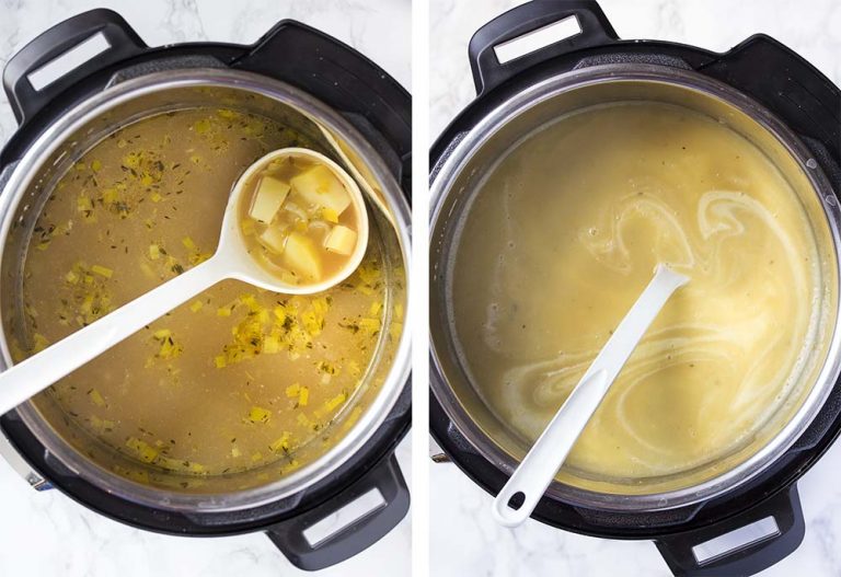 Classic Potato Leek Soup in the Pressure Cooker Just a Little Bit of