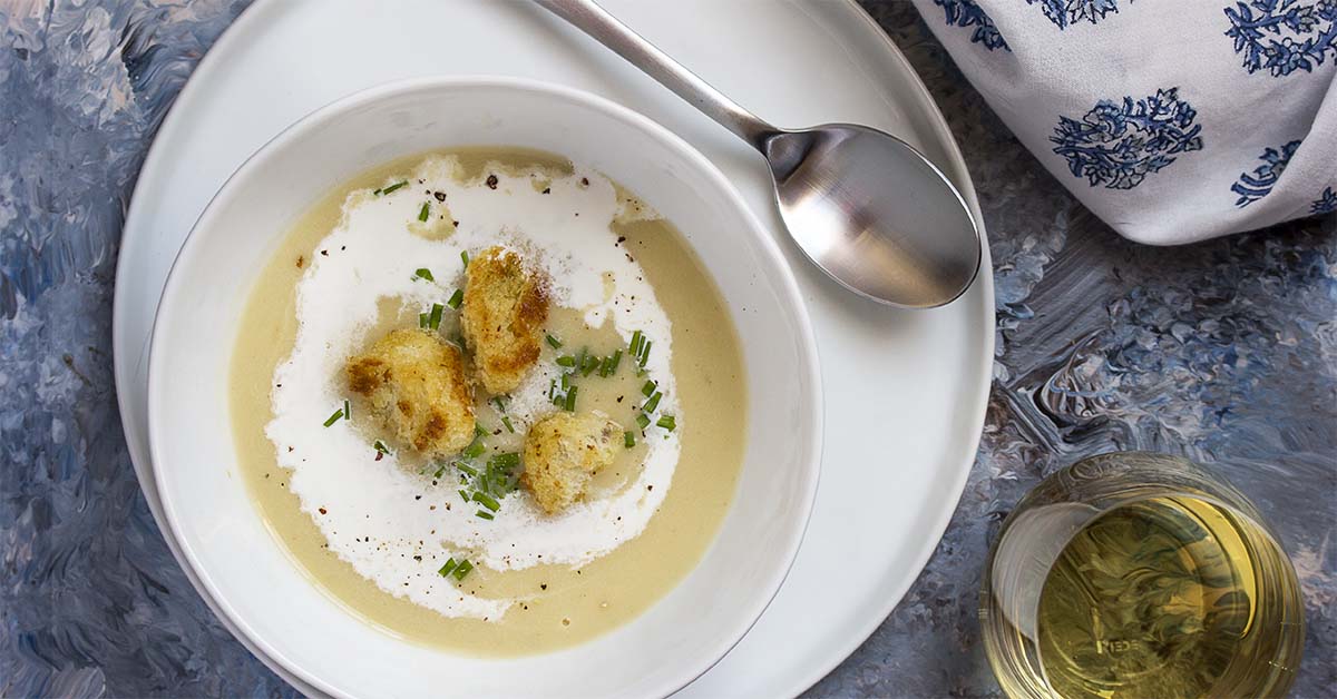 Classic Potato Leek Soup in the Pressure Cooker Just a Little Bit of
