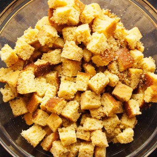 Gluten-Free Stuffing Cornbread - Just a Little Bit of Bacon