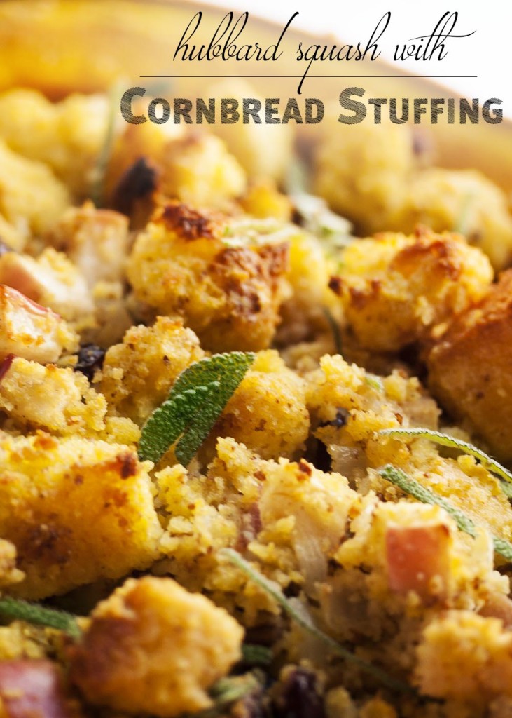 How Do I Cook This? Hubbard Squash with Cornbread Stuffing Just a