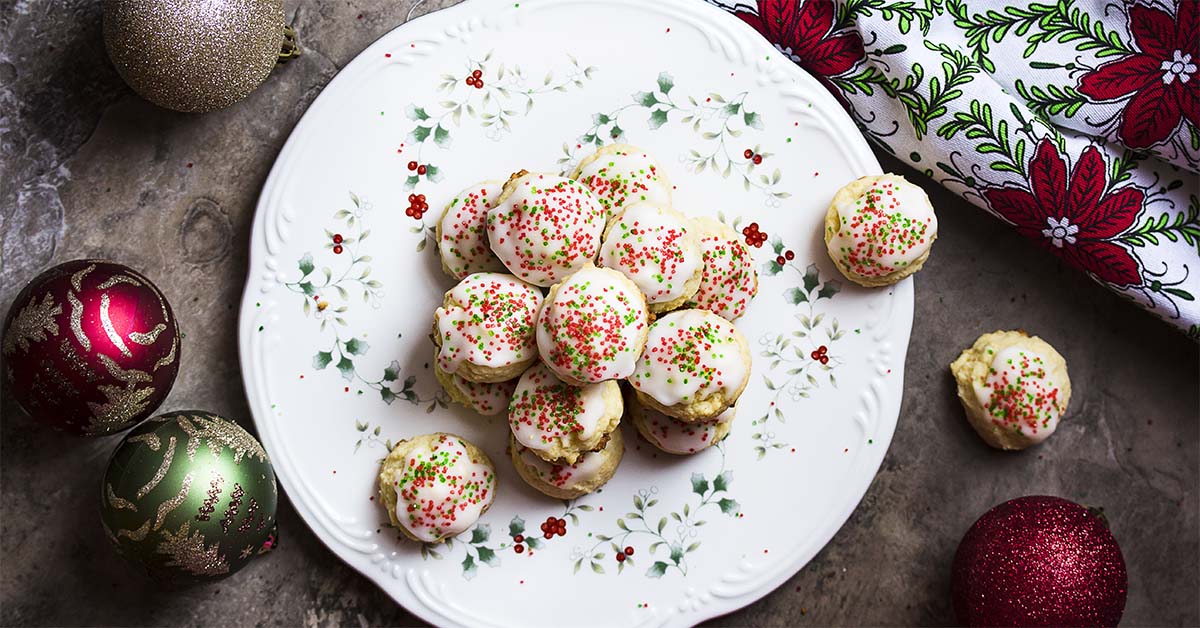 Italian Lemon Ricotta Cookies - Just a Little Bit of Bacon