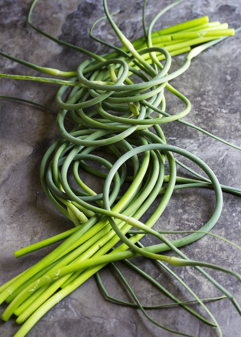 Sausage and Garlic Scape Risotto Just a Little Bit of Bacon