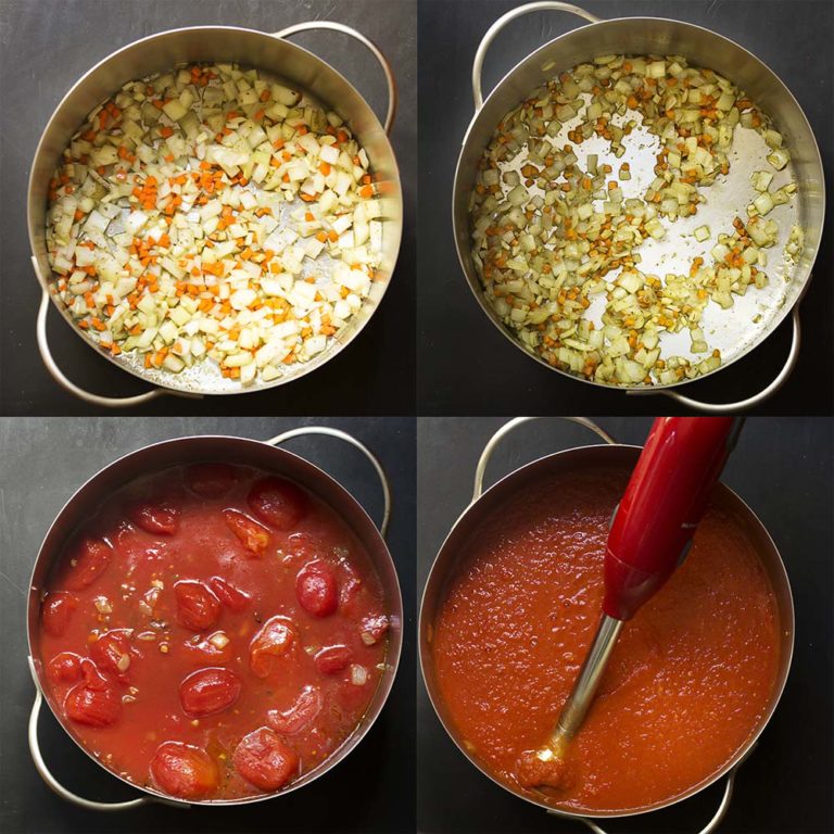 Authentic Homemade Italian Marinara Sauce Just a Little Bit of Bacon