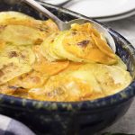 Butternut Squash Potato Gratin with Brie and Thyme