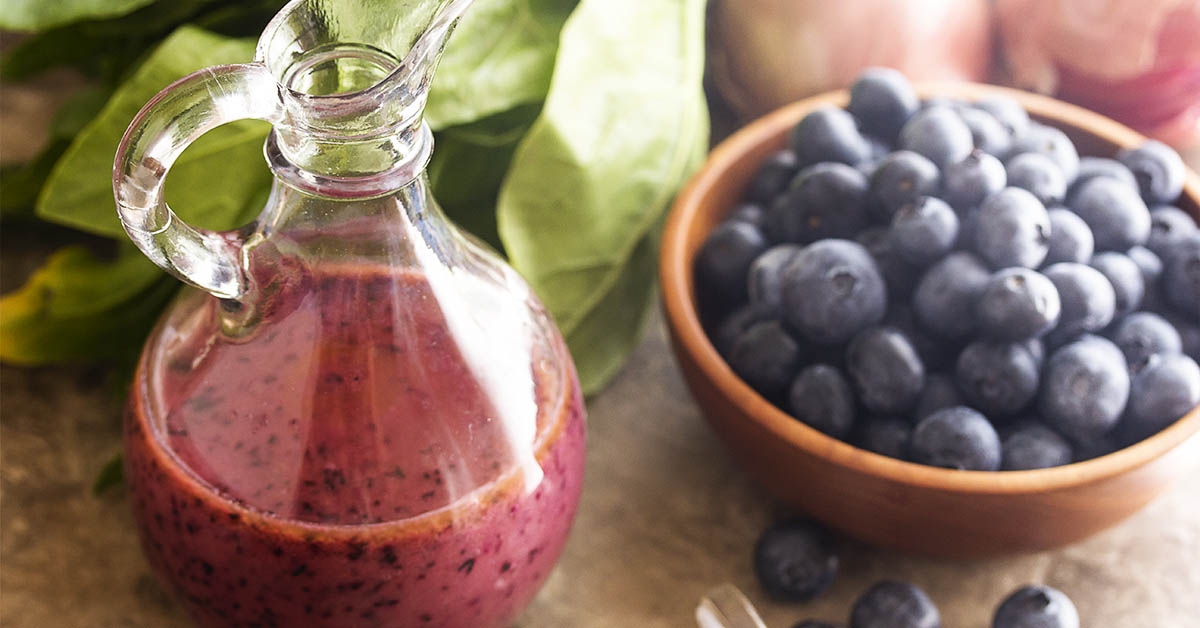 Blueberry Vinaigrette Salad Dressing Just a Little Bit