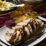 Turkey Breast Roulade with Sausage Fig Stuffing