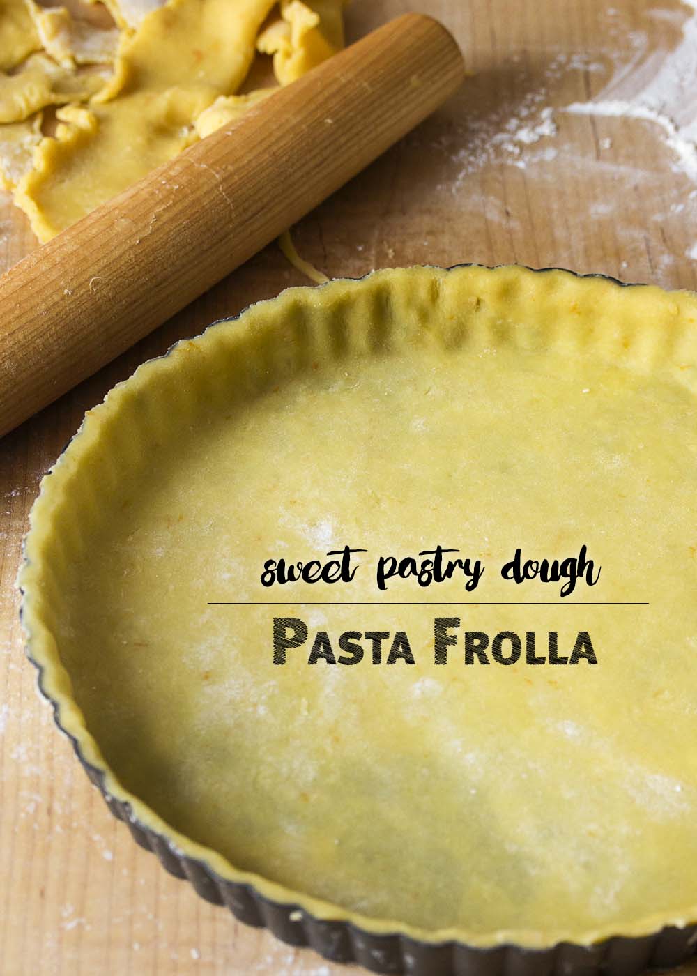 Looking for a pasta frolla recipe in English? I have a step by step method with pictures of the classic recipe for Italian sweet pastry dough. | justalittlebitofbacon.com