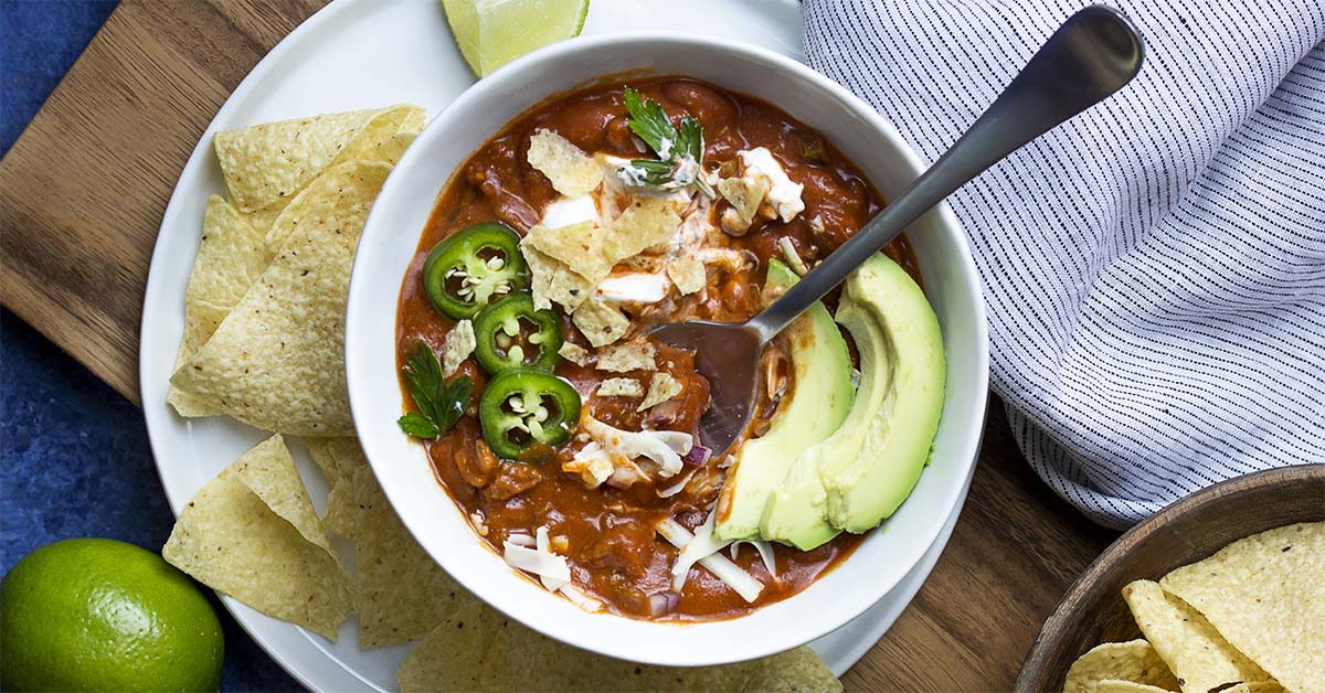 Rich and Meaty Ground Beef and Bean Chili - Just a Little Bit of Bacon
