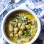 Creamy Italian Sausage and Chickpea Soup