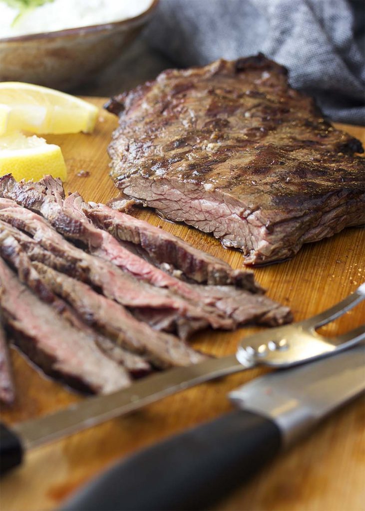 Grilled Skirt Steak Gyros Just a Little Bit of Bacon