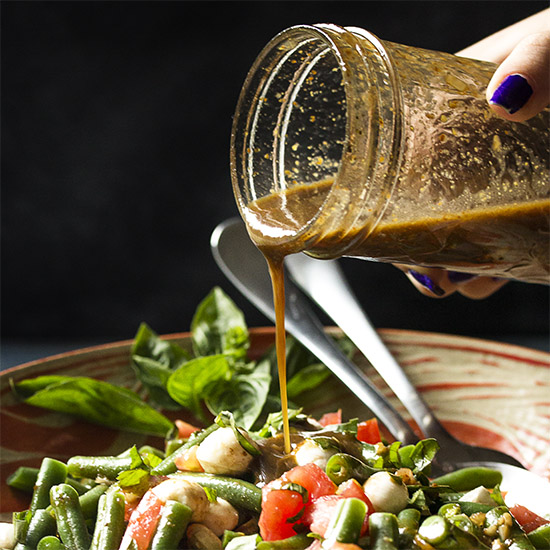 what is green goddess dressing D.E. VINE Honey Balsamic Vinaigrette Dressing, 12 oz main image 1