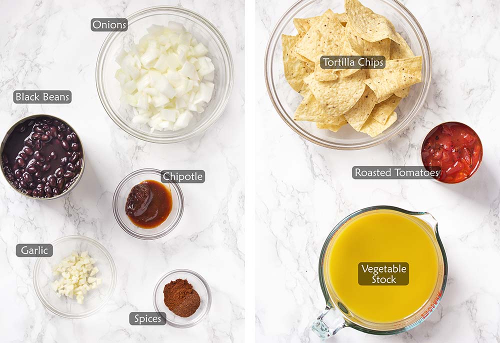 Ingredients for the recipe.