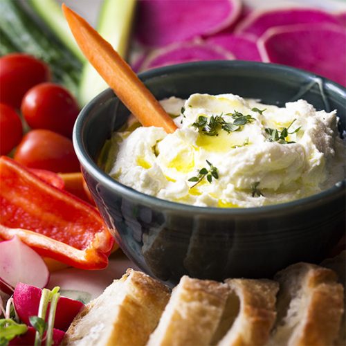 Garlic Herb Goat Cheese Spread Just a Little Bit of Bacon