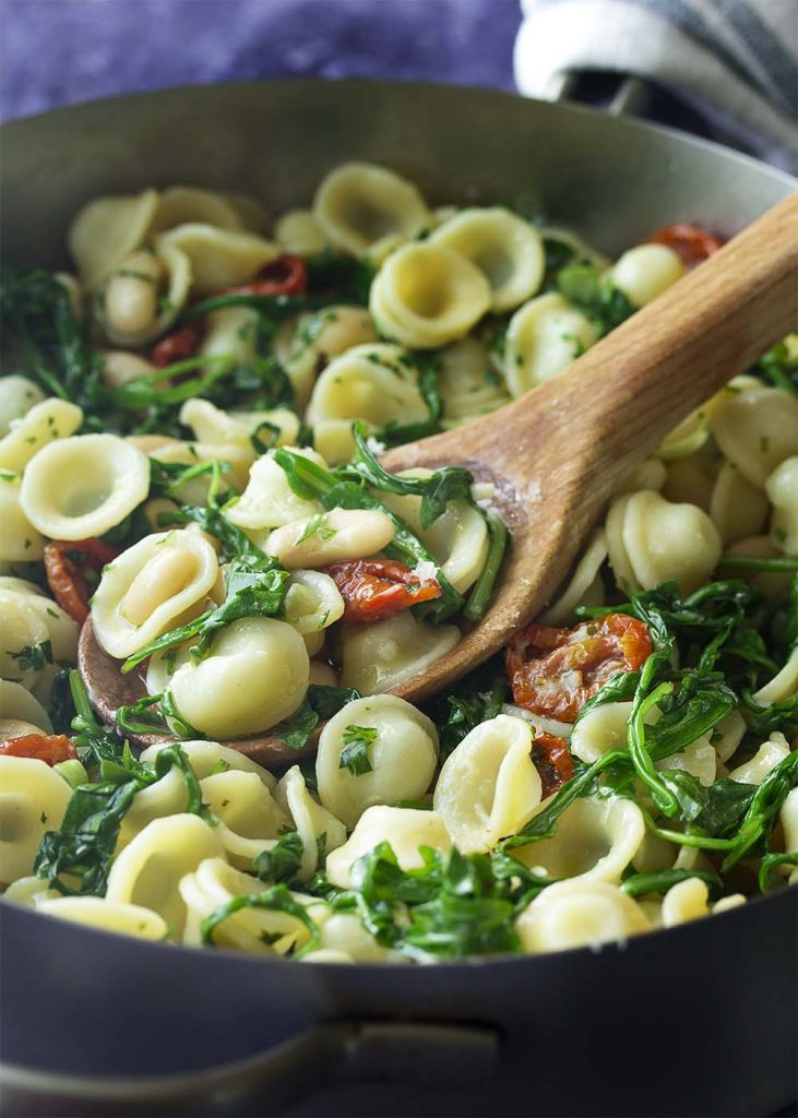 How to Make Spring Greens Pasta Just a Little Bit of Bacon