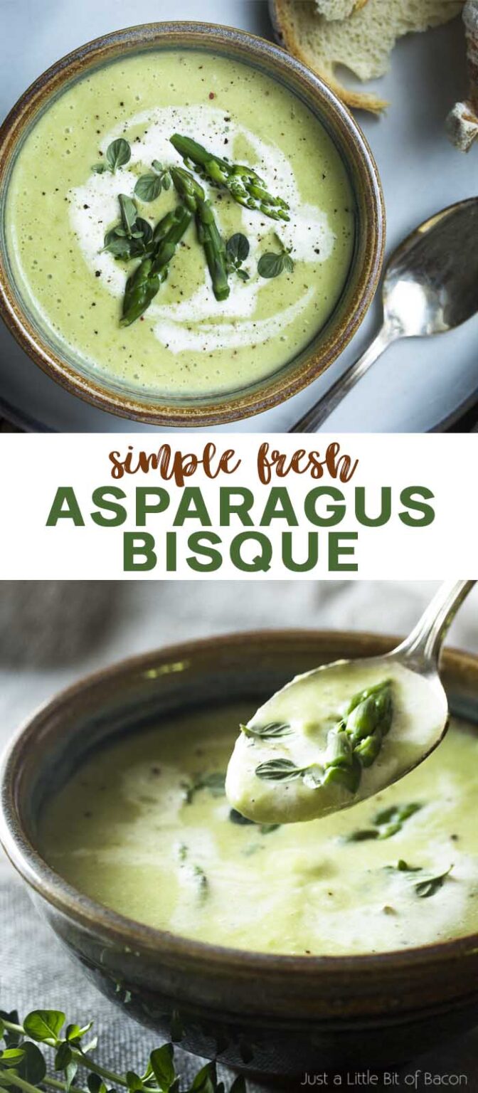 Cold Asparagus Bisque Just a Little Bit of Bacon